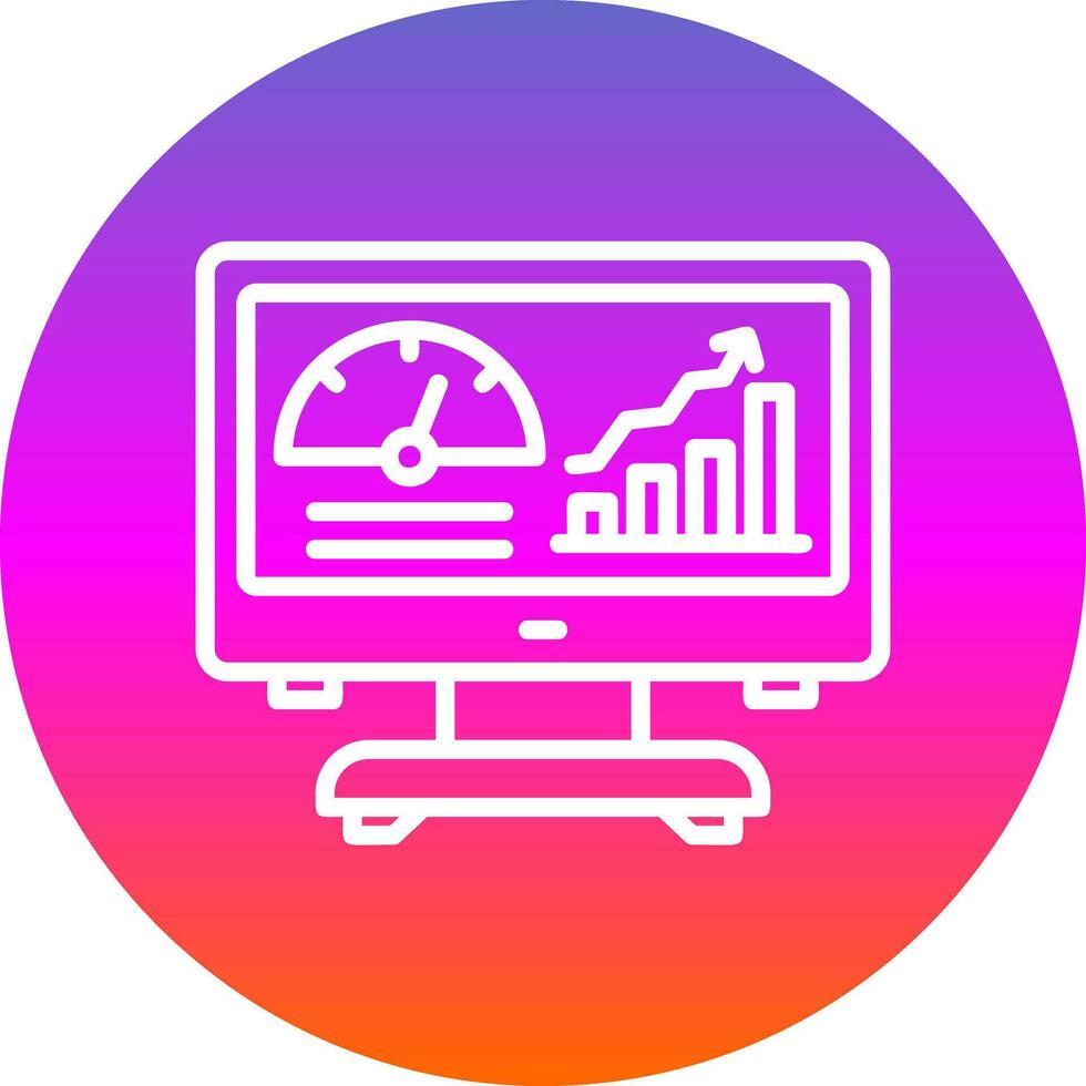 kpi puntamento vettore icona design