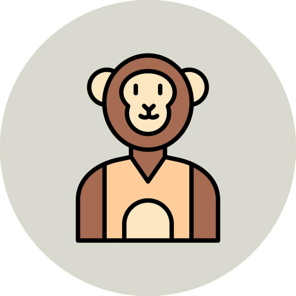 scimmia vettore icona