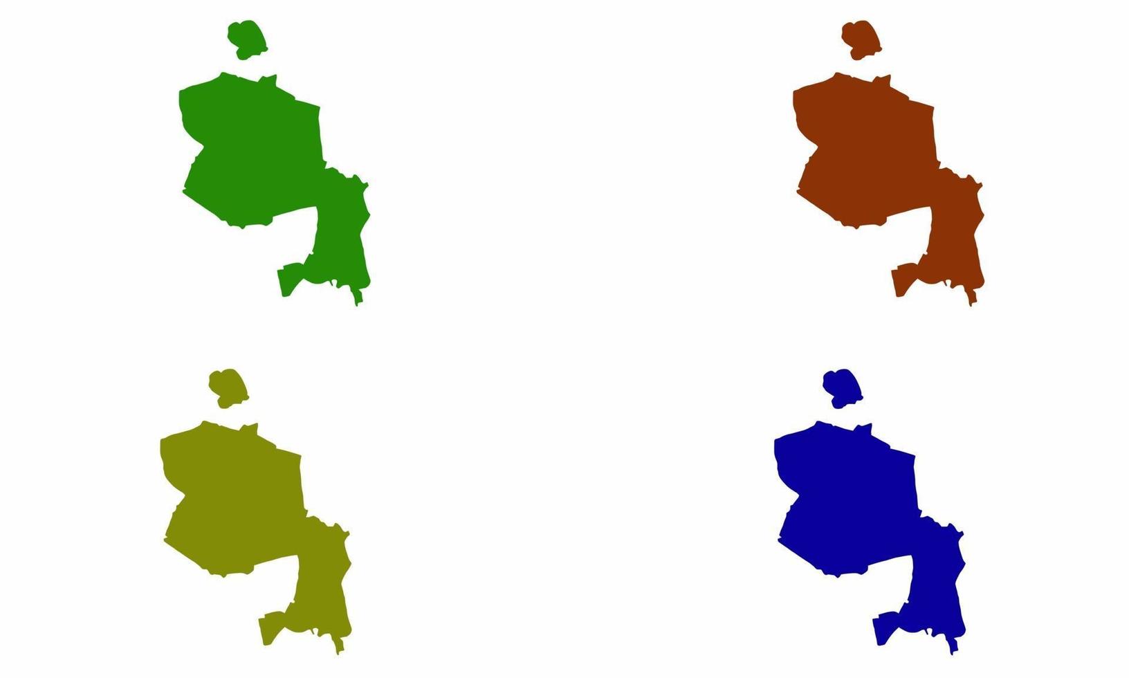 Mappa silhouette della città di Novosibirsk in Russia vettore