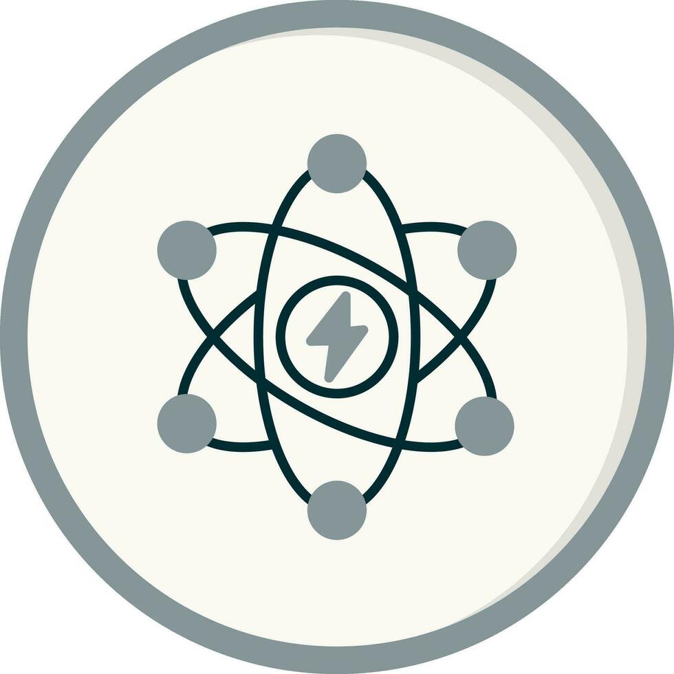 atomico energia vettore icona
