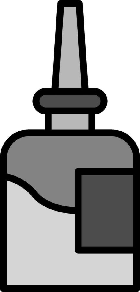 nasale spray vettore icona