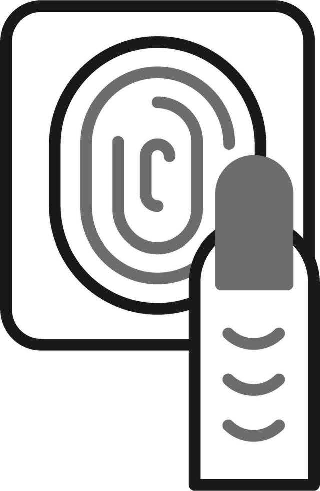 biometrico vettore icona