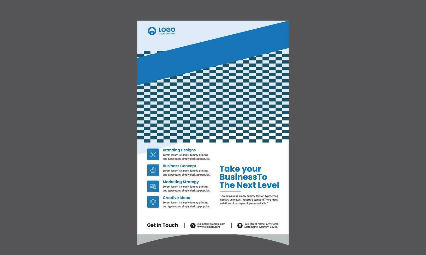 design brochure, copertina layout moderno, relazione annuale, poster, flyer in a4 vettore