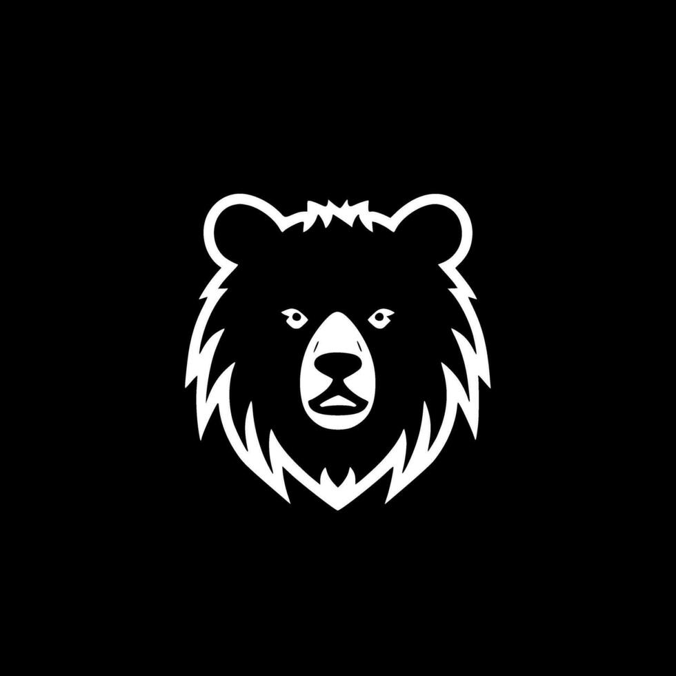 orso - minimalista e piatto logo - vettore illustrazione