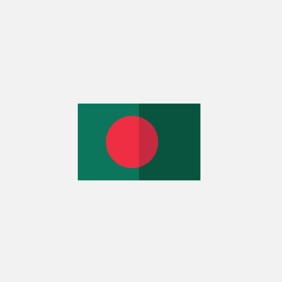 icona della bandiera del bangladesh vettore