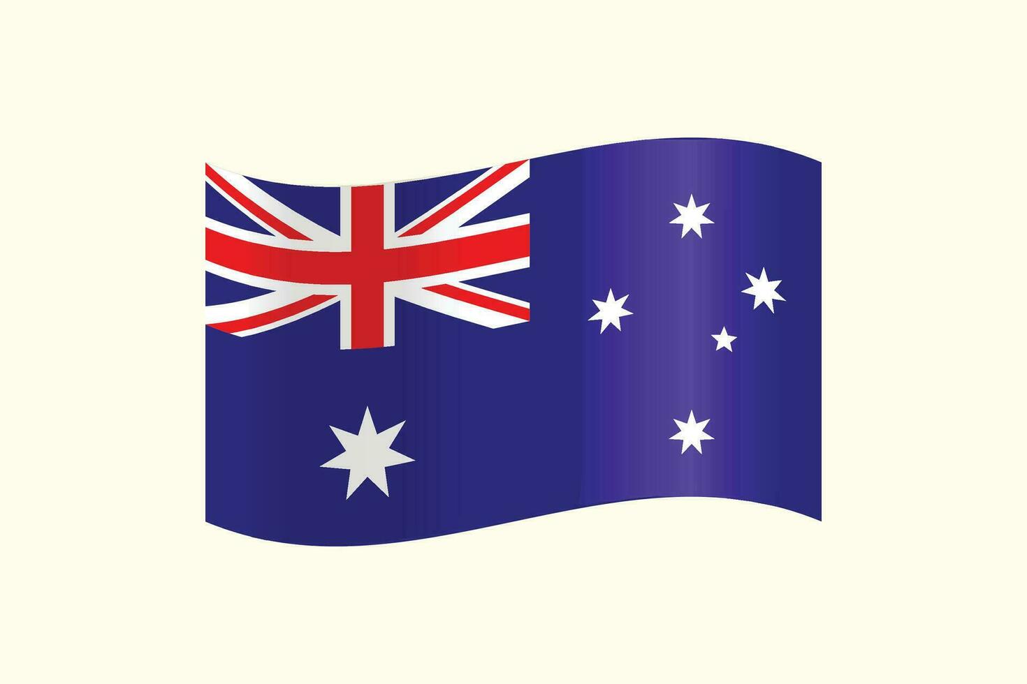 Australia nazionale bandiera nel vettore