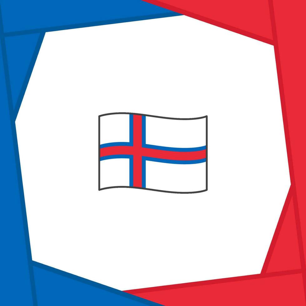 Faroe isole bandiera astratto sfondo design modello. Faroe isole indipendenza giorno bandiera sociale media inviare. Faroe isole bandiera vettore