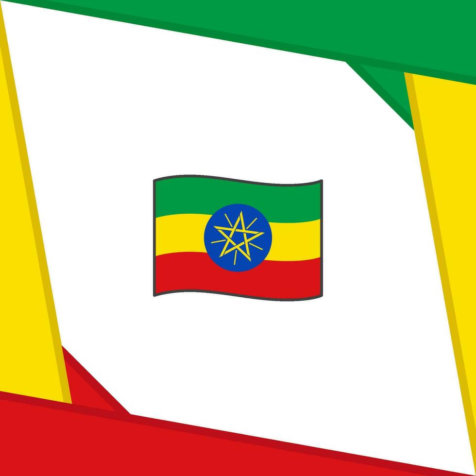 Etiopia bandiera astratto sfondo design modello. Etiopia indipendenza giorno bandiera sociale media inviare. Etiopia indipendenza giorno vettore