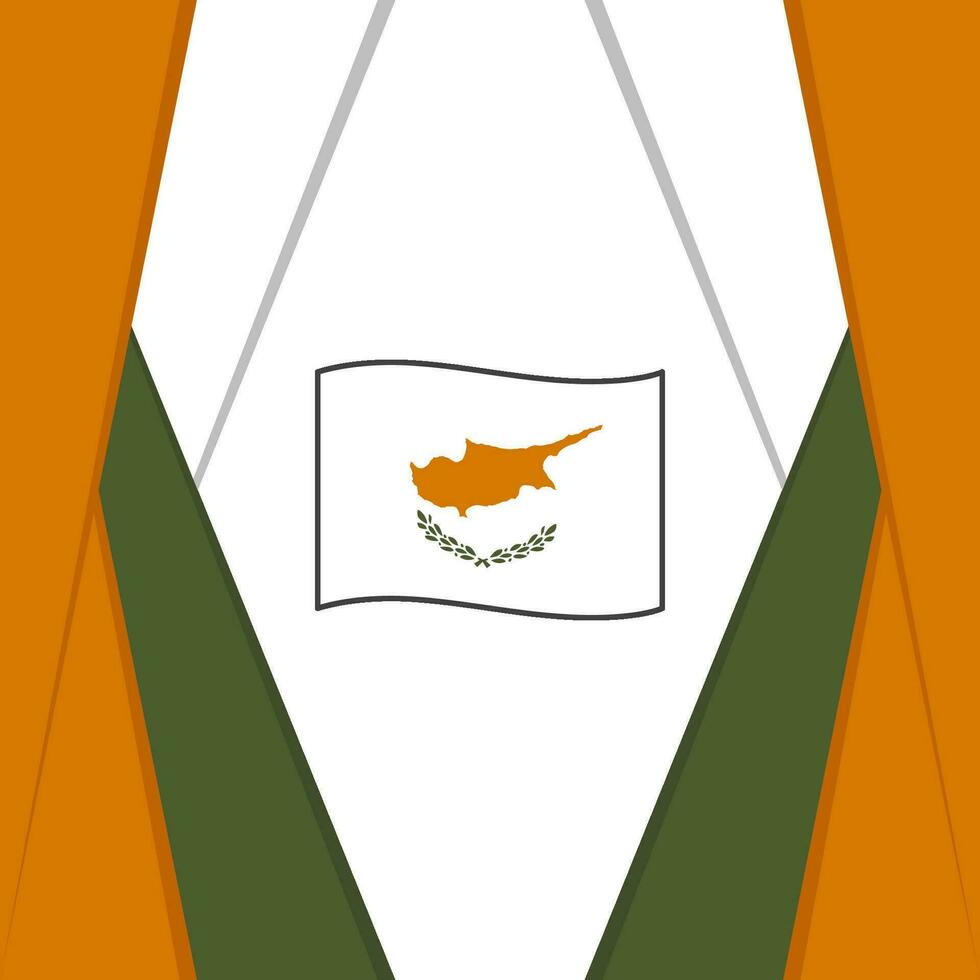 Cipro bandiera astratto sfondo design modello. Cipro indipendenza giorno bandiera sociale media inviare. Cipro sfondo vettore