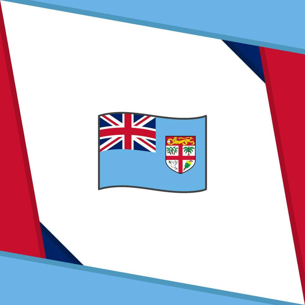 fiji bandiera astratto sfondo design modello. fiji indipendenza giorno bandiera sociale media inviare. fiji indipendenza giorno vettore