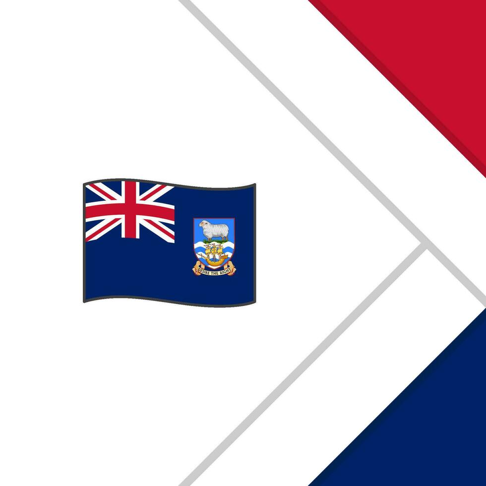 falkland isole bandiera astratto sfondo design modello. falkland isole indipendenza giorno bandiera sociale media inviare. falkland isole cartone animato vettore