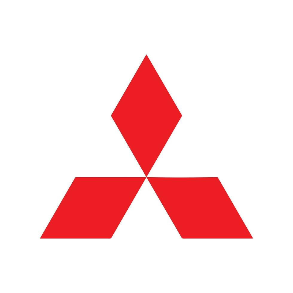 mitsubishi motori logo vettore