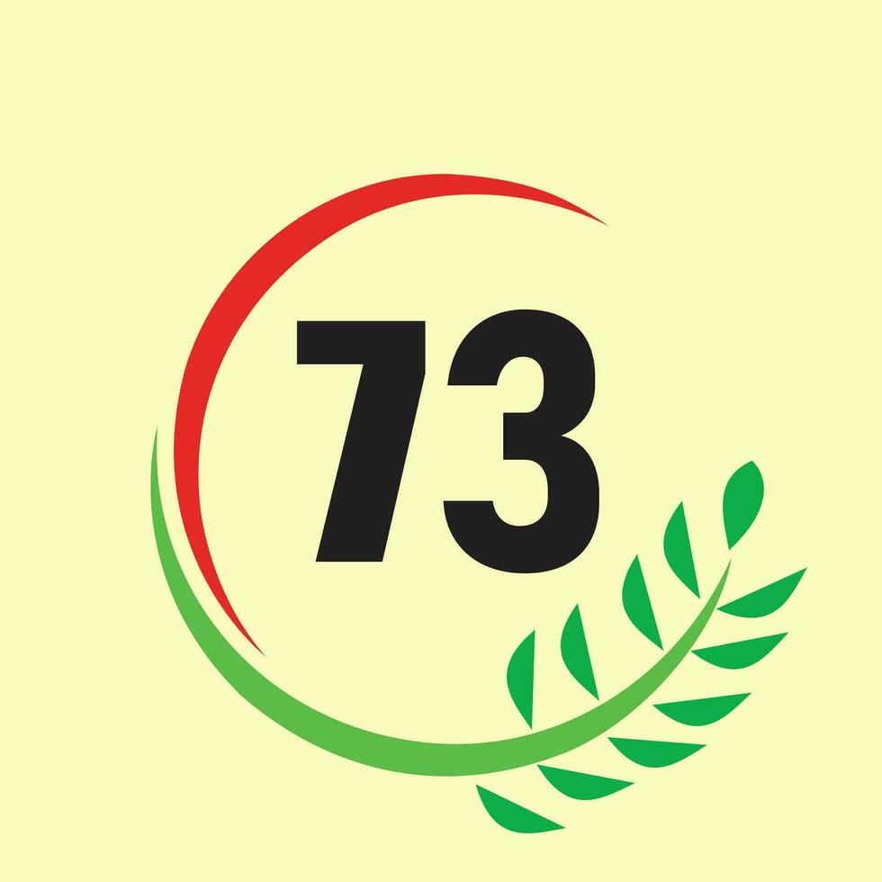 numero cerchio logo arte vettore