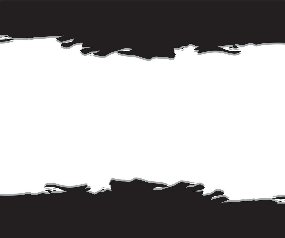 nero e bianca strappato carta sfondo vettore