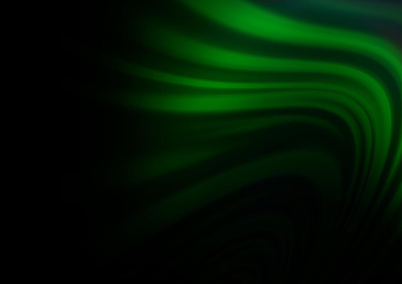 modello vettoriale verde scuro con forme di lampada.