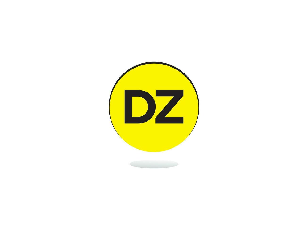 creativo dz zd logo lettera vettore icona per negozio