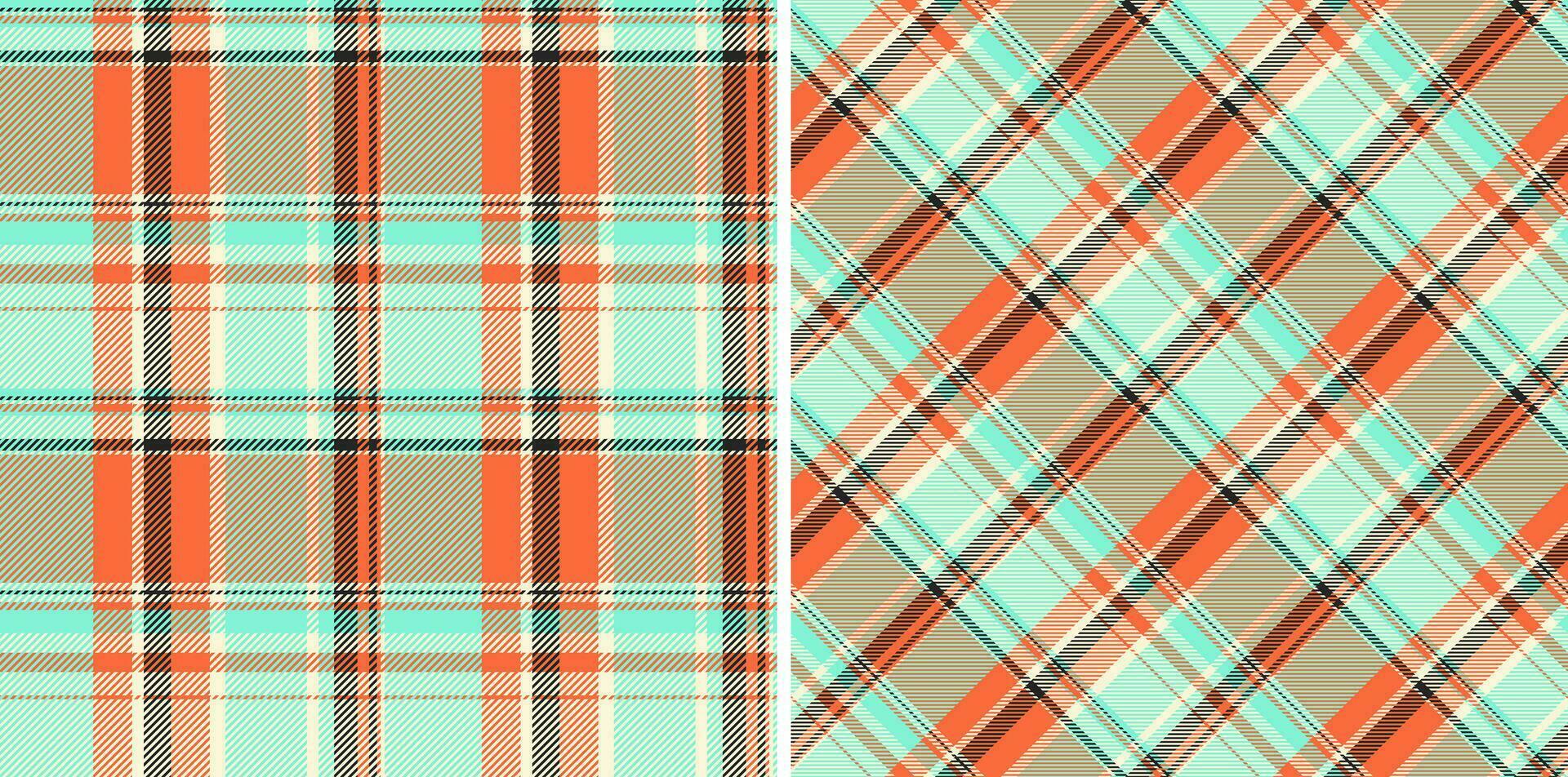 senza soluzione di continuità modello tartan di sfondo tessuto dai un'occhiata con un' vettore struttura plaid tessile.