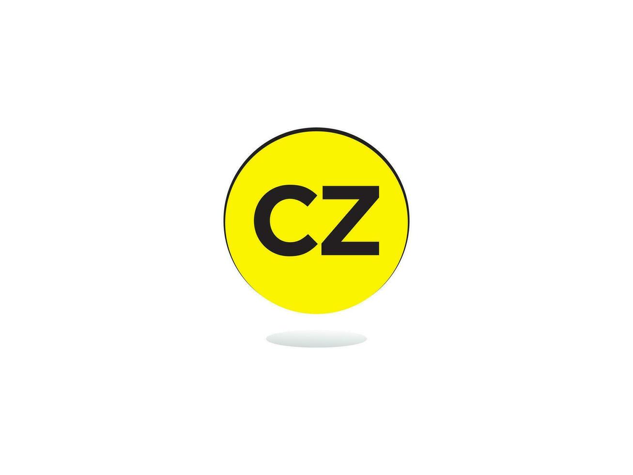 unico cz logo icona, creativo cz lettera logo vettore