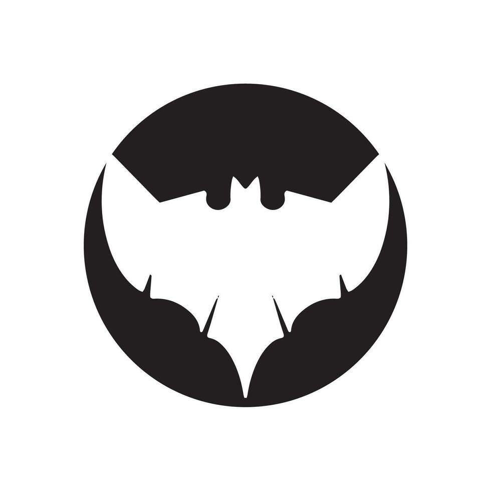 pipistrello ala logo vettore elemento