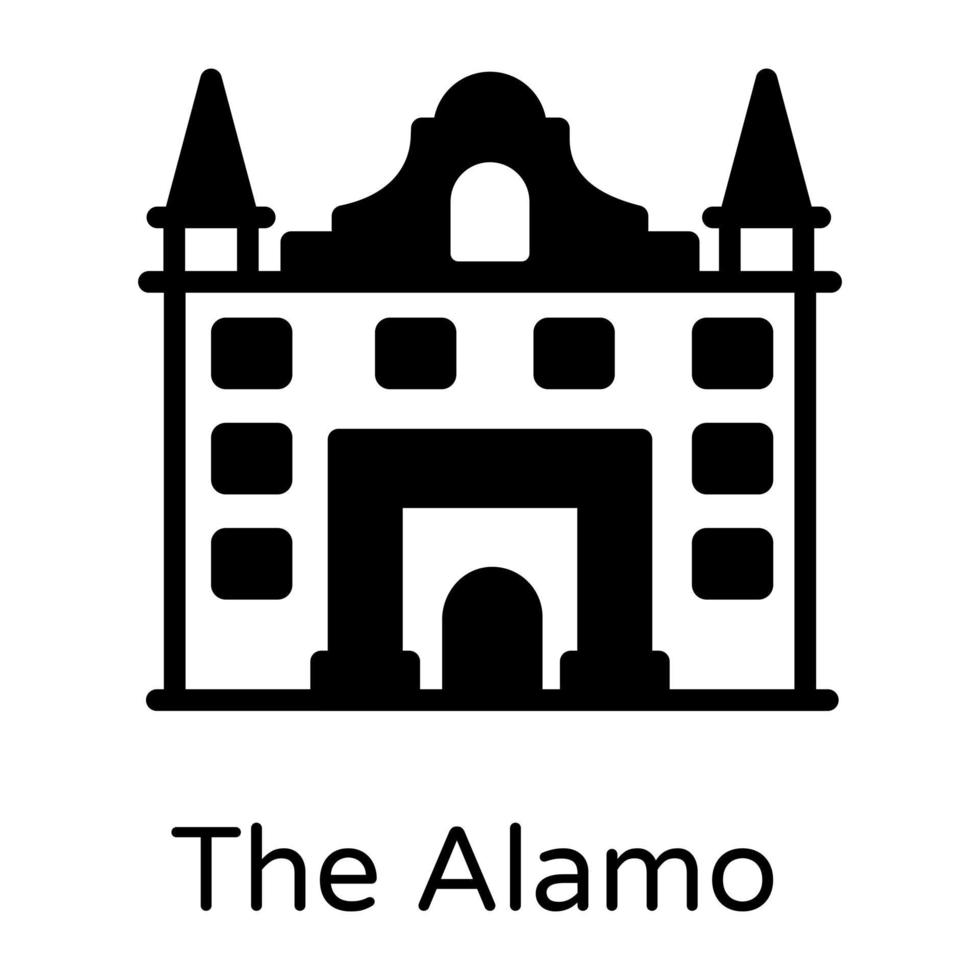 l'alamo e il punto di riferimento vettore