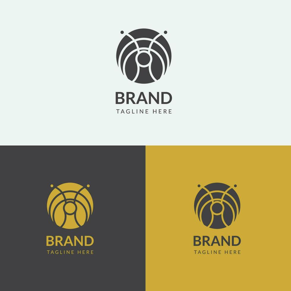 semplice lumaca logo modello vettore icona, animale lumaca logo design. minimalista e elegante logo