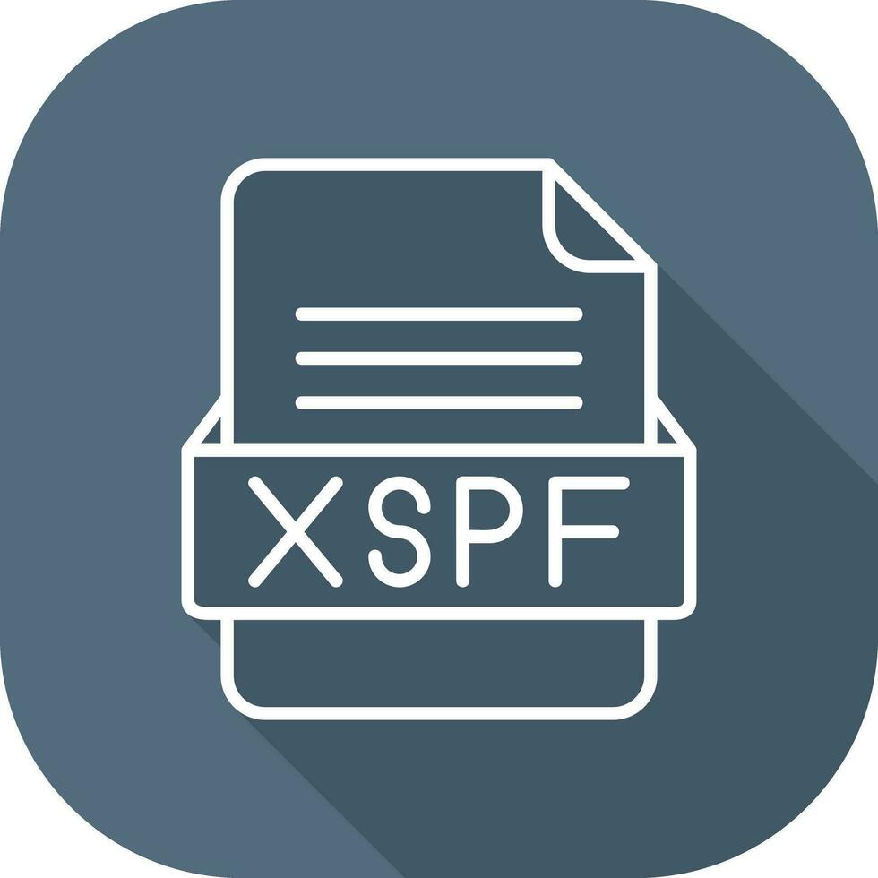 xspf file formato vettore icona