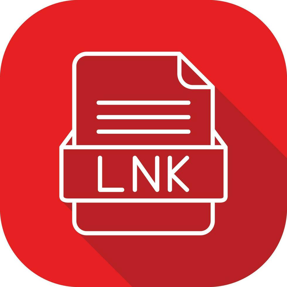 lnk file formato vettore icona