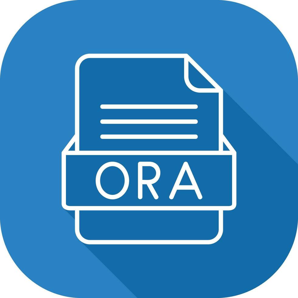 ora file formato vettore icona