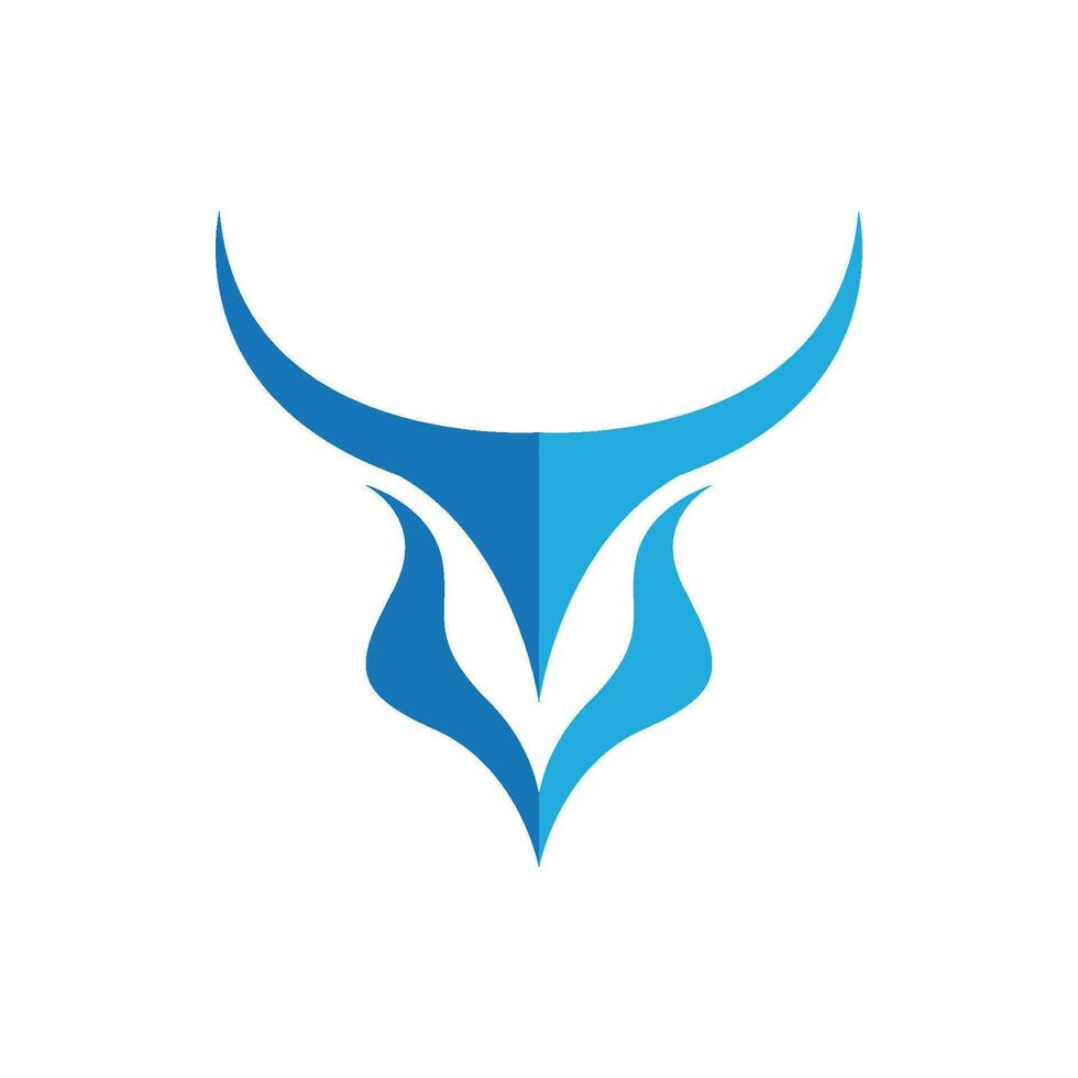 toro logo modello icona vettore illustrazione design
