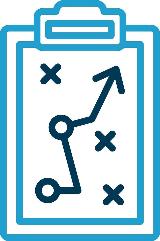 strategico pianificazione vettore icona design