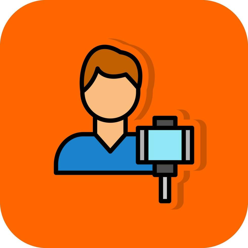 vlogger vettore icona design