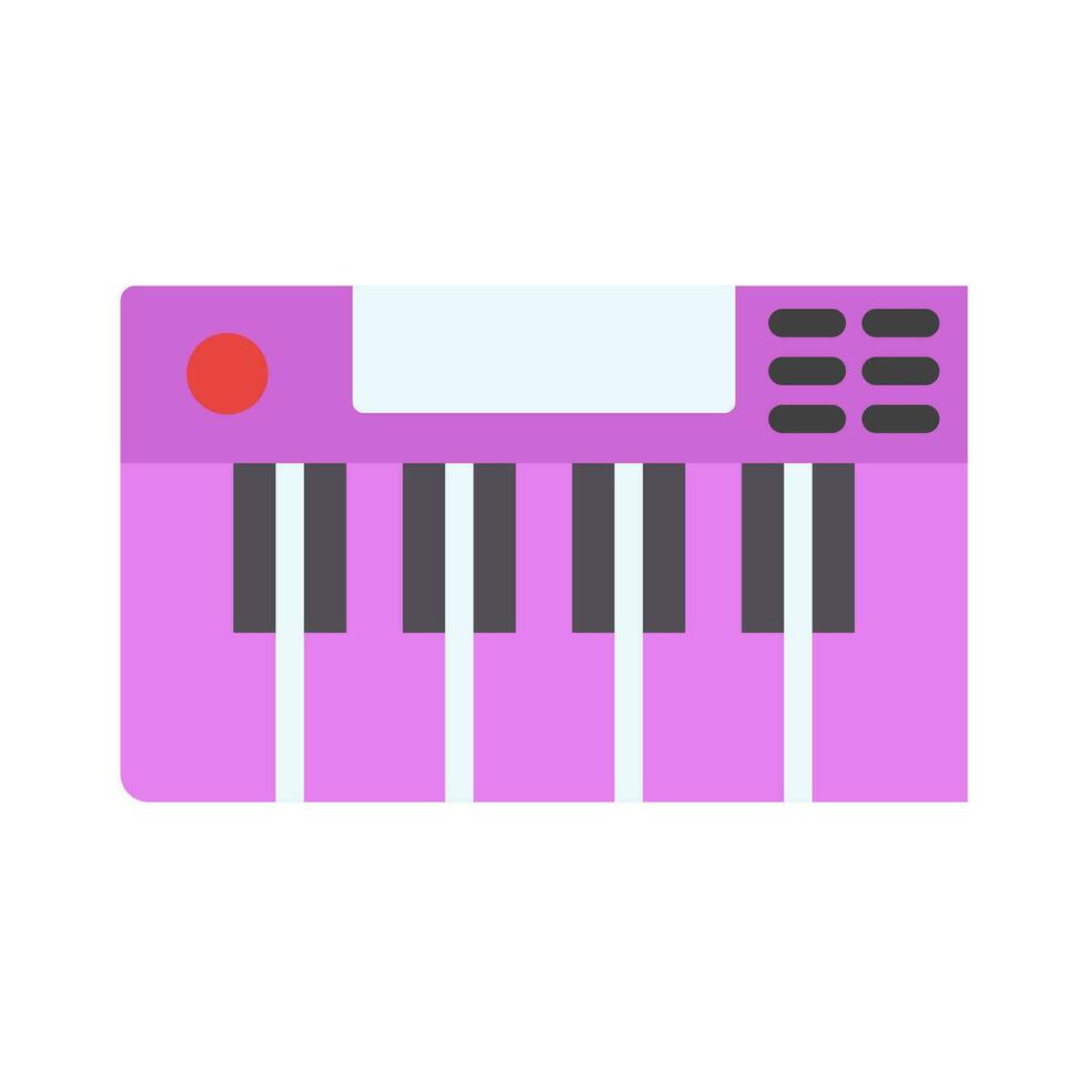 vettore Immagine di pianoforte tastiera icona. adatto per uso nel ragnatela applicazioni, mobile applicazioni e Stampa media. isolato su bianca sfondo.