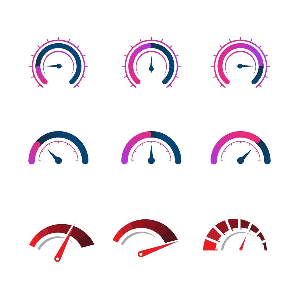 illustrazione vettoriale del tachimetro