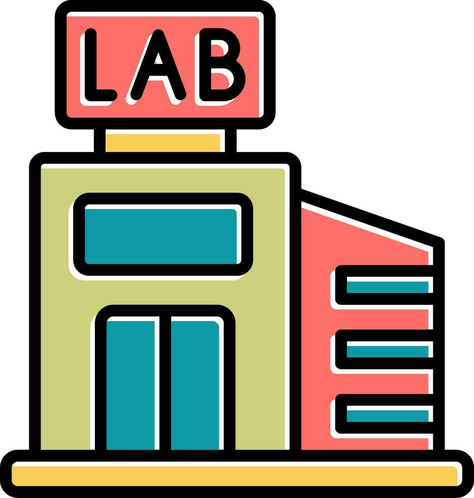 laboratorio vettore icona