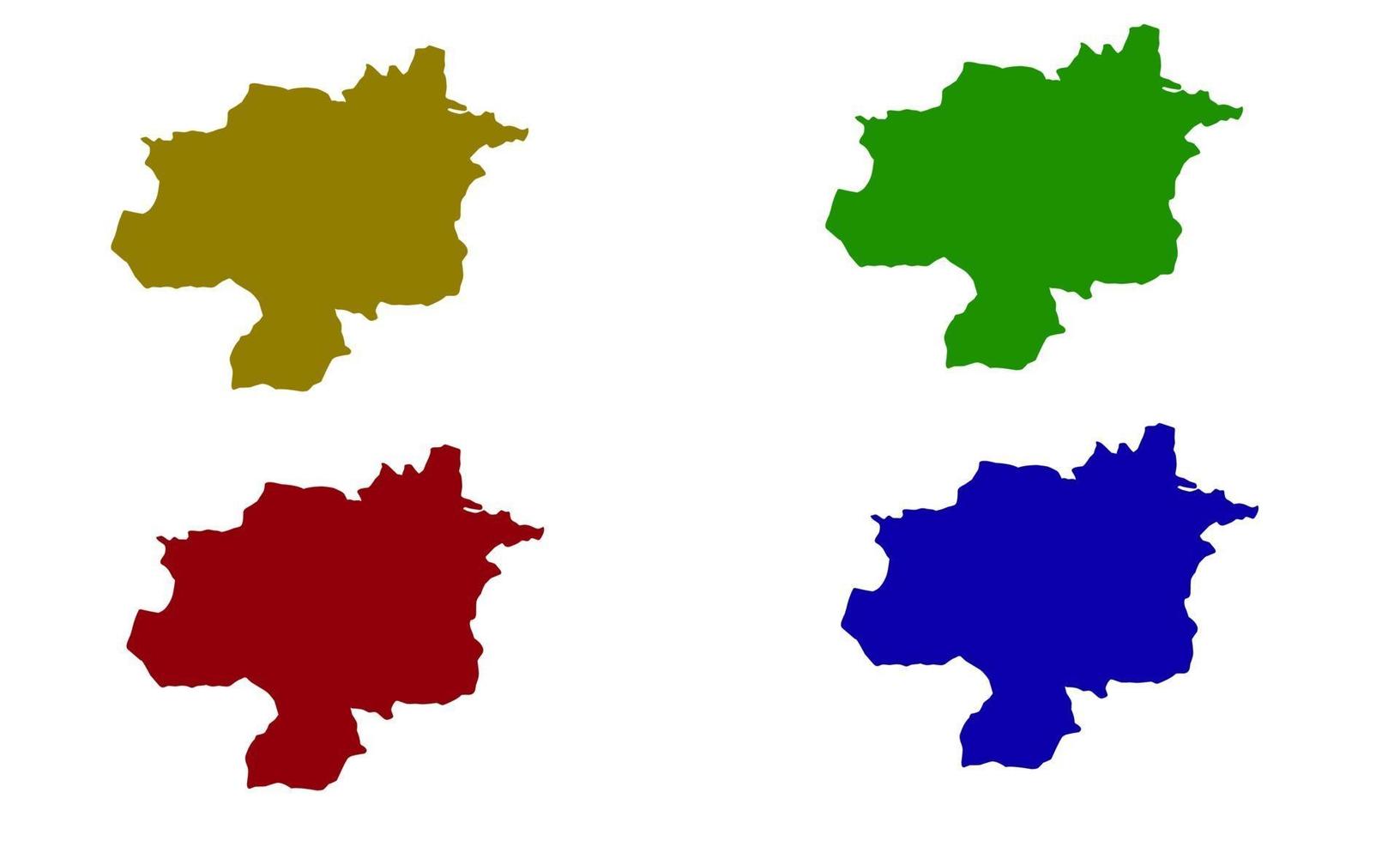 mappa silhouette della città di sivas in turchia vettore