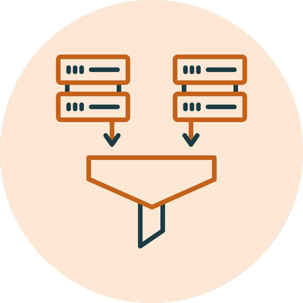 icona di vettore di data mining