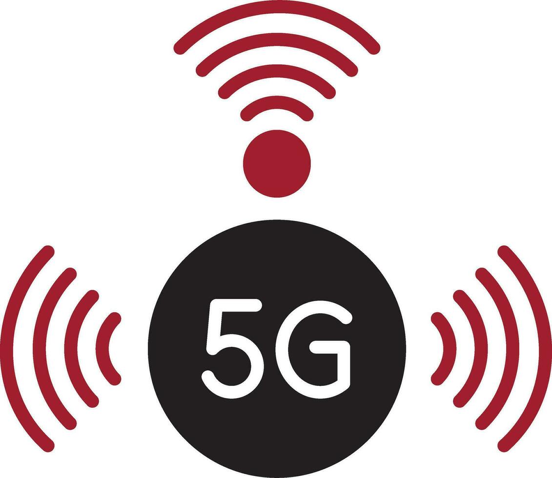 icona vettore 5g