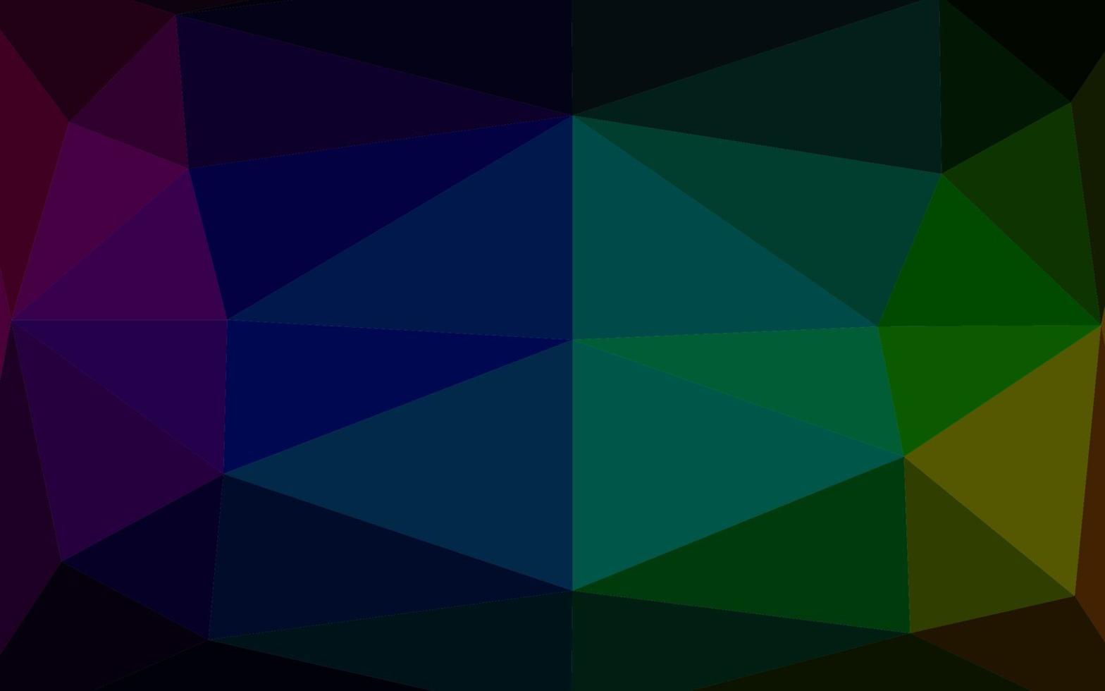 multicolore scuro, struttura poligonale astratta di vettore arcobaleno.