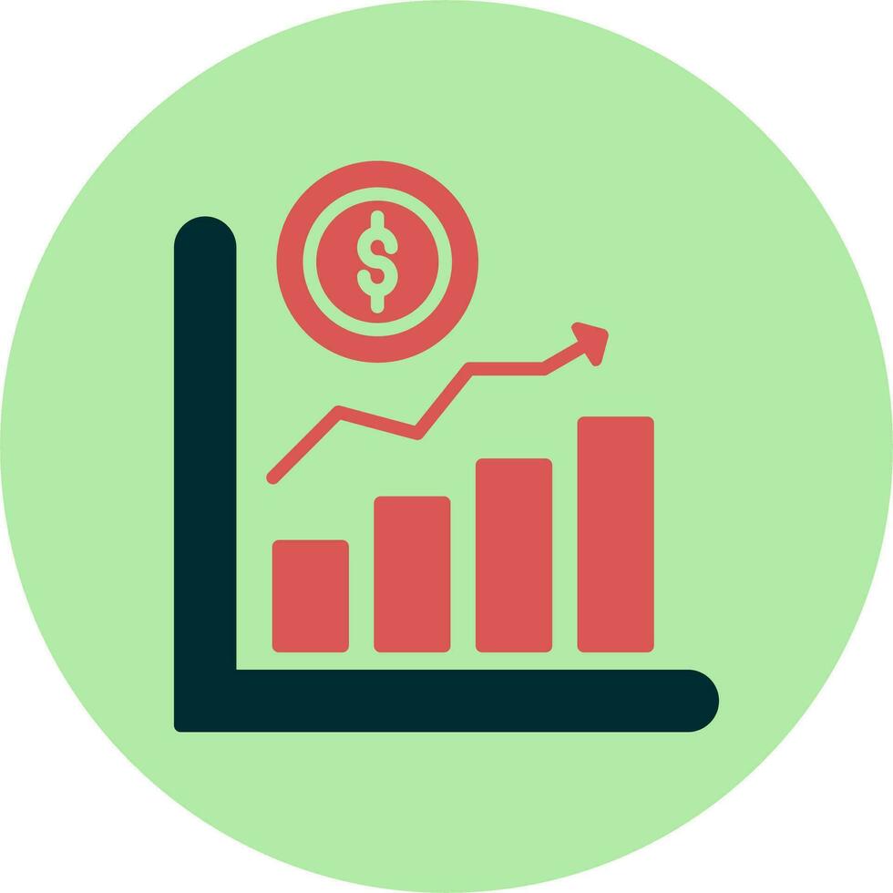 icona di vettore di crescita