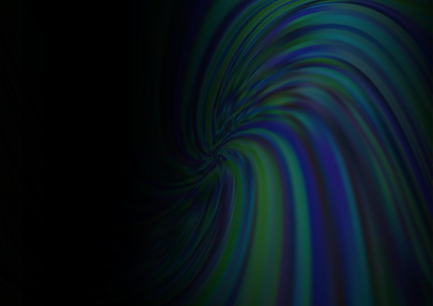 sfondo vettoriale blu scuro con forme di bolle.