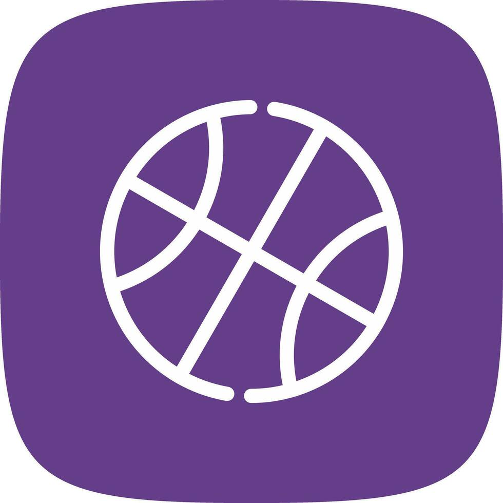 pallacanestro creativo icona design vettore