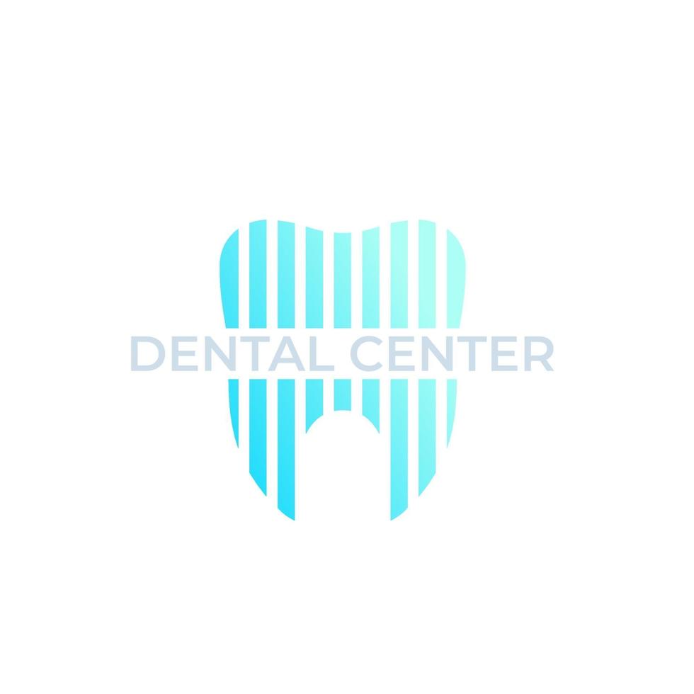 centro dentistico, dentista, logo vettoriale di stomatologia