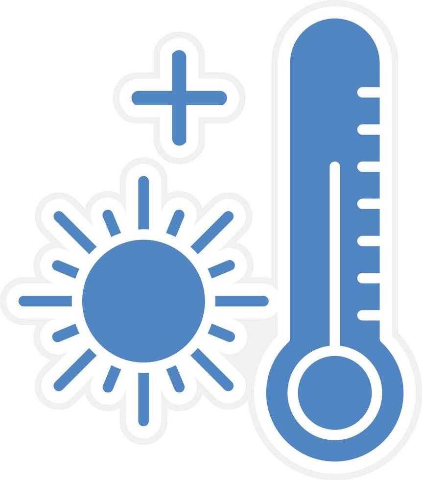 calore onda vettore icona