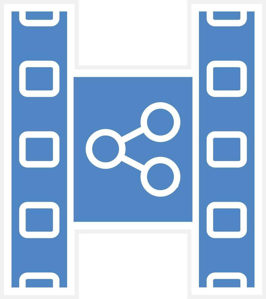 film distribuzione vettore icona