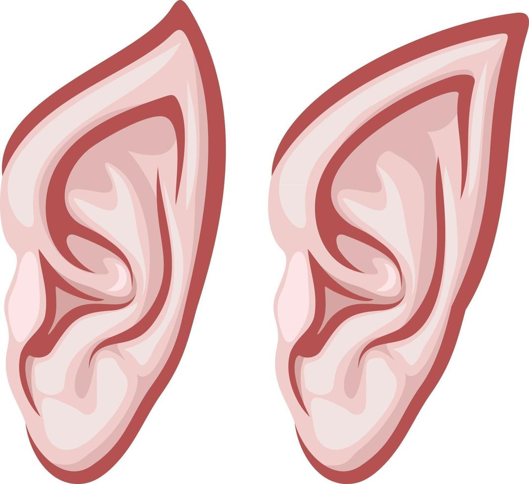 icona orecchie da elfo vettore