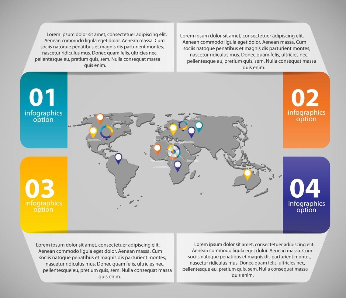 illustrazione vettoriale del modello di business infografica