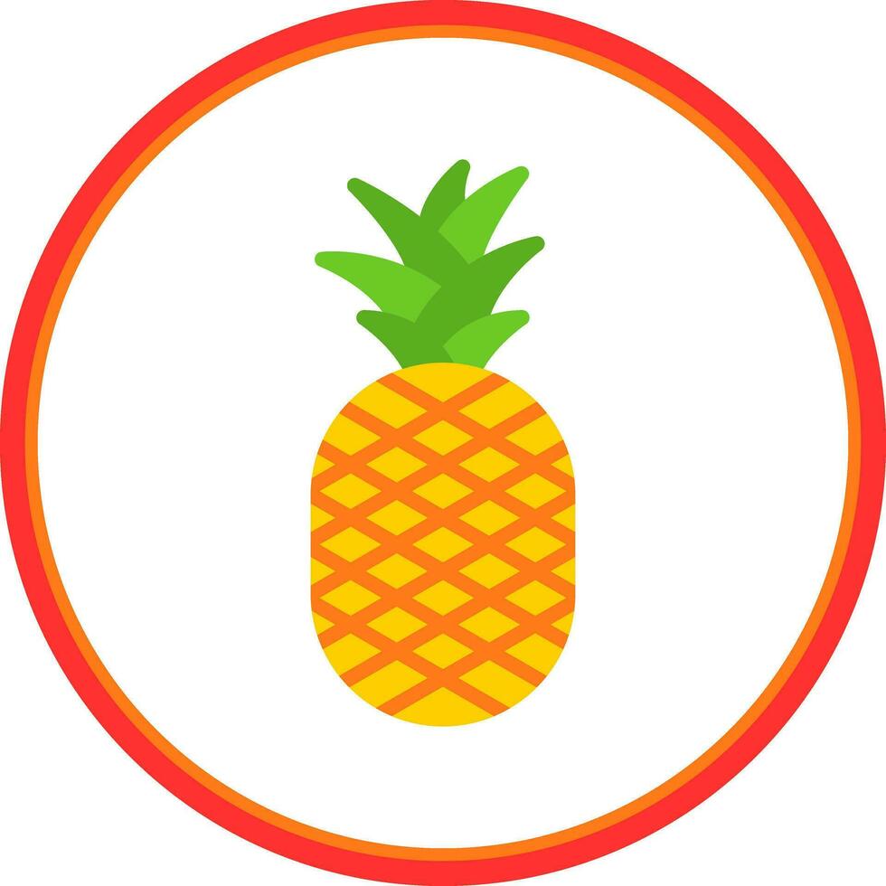 ananas vettore icona design