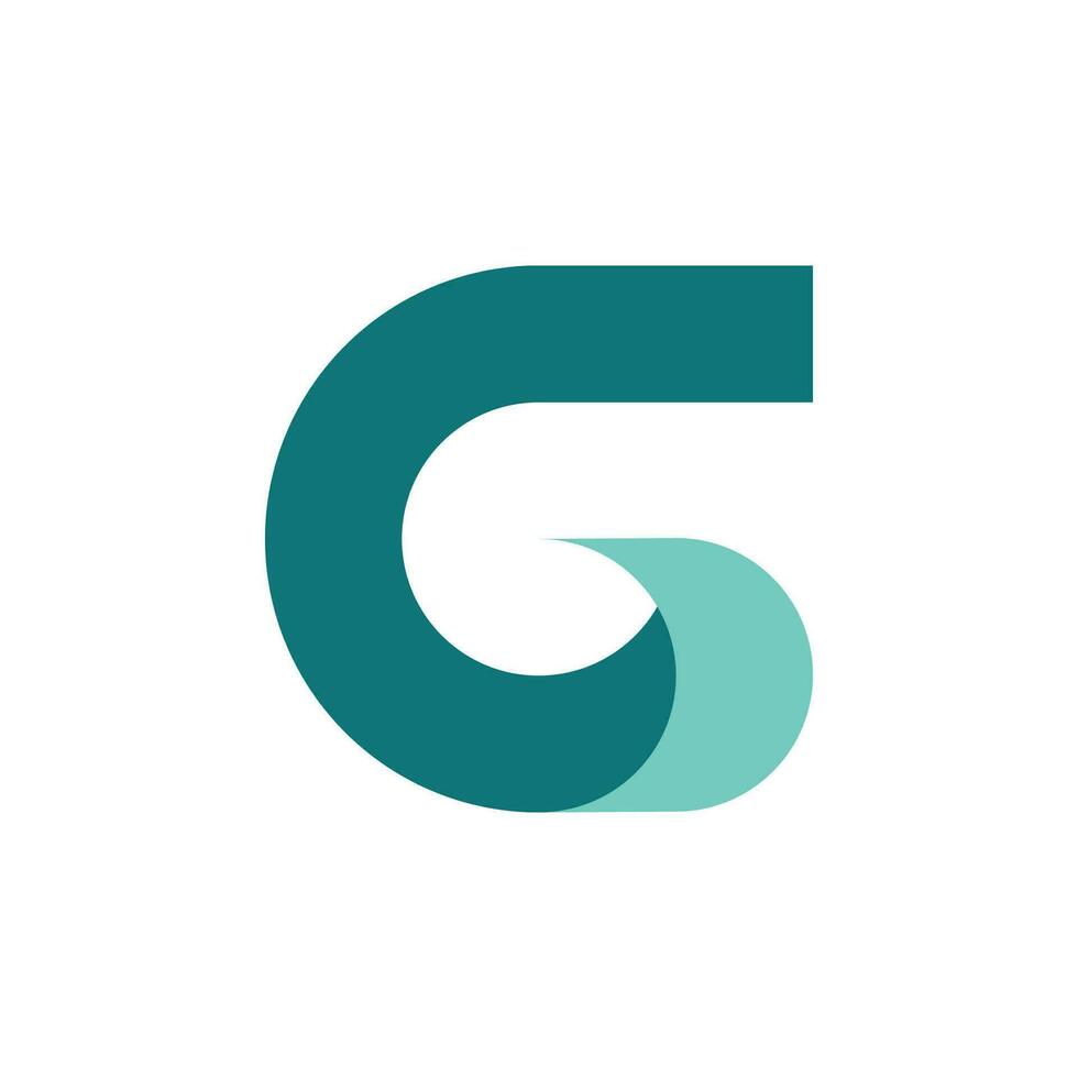 il lettera g logo è perfettamente combinato con il carta simbolo che rappresentano i soldi vettore
