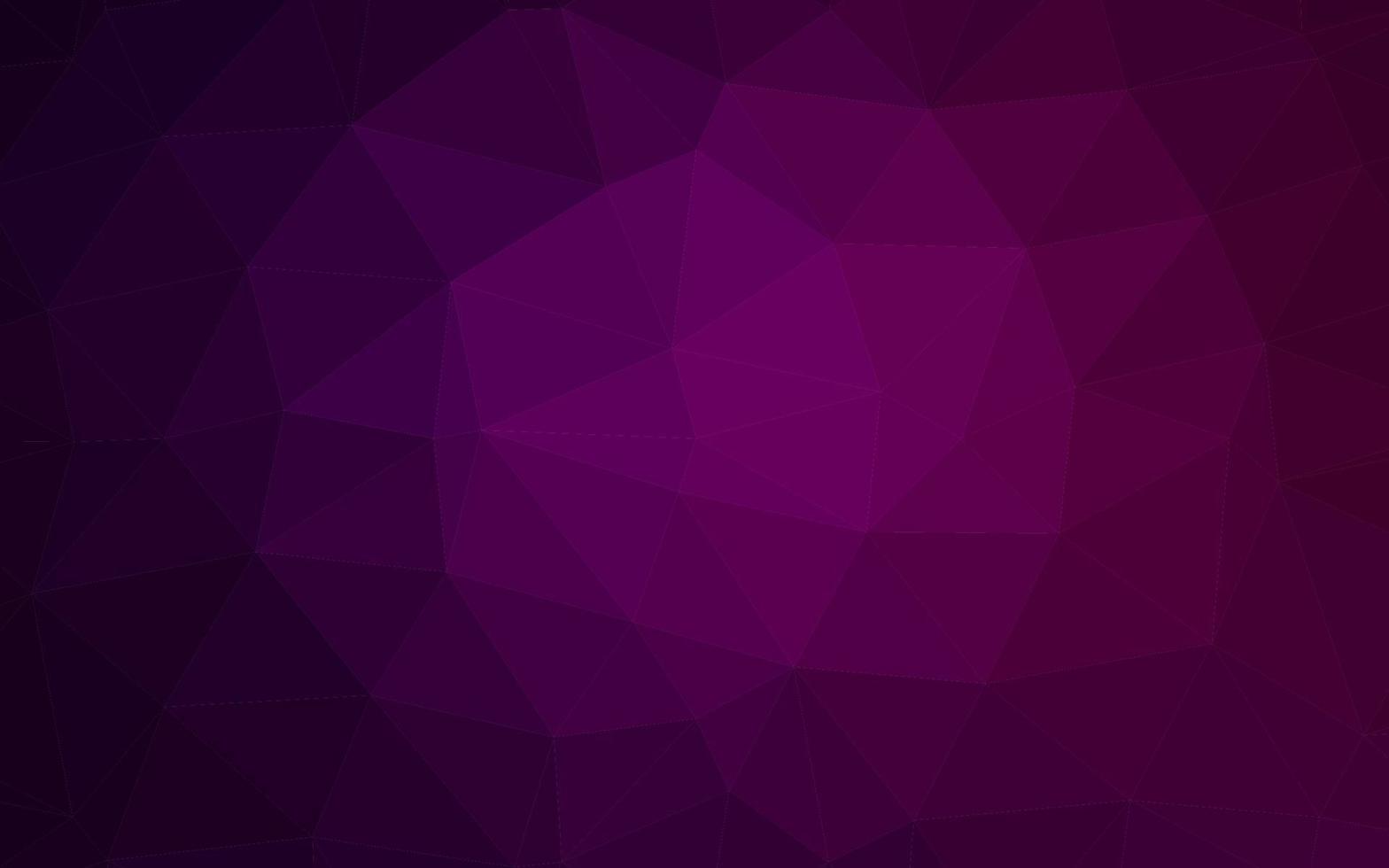 modello di mosaico triangolo vettoriale viola scuro.
