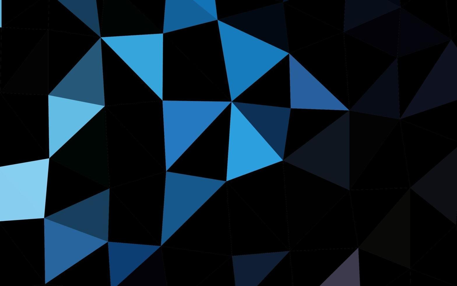 layout low poly di vettore blu scuro.